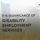 Disability Employment Services